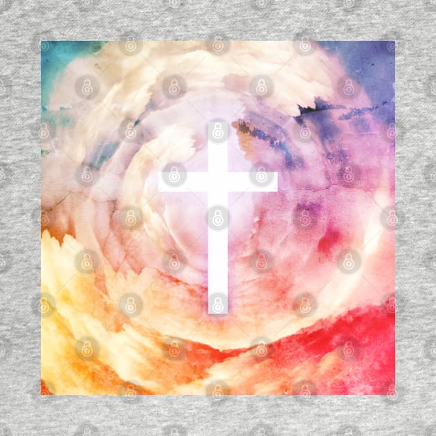 Cross Illustration - Christian by ChristianShirtsStudios